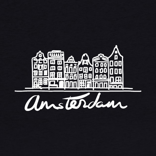 Amsterdam Houses Logo Design by covostudio